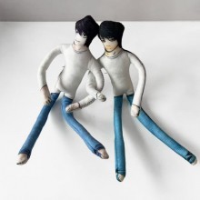 28cm Death Note Light Yagami L Twistable Shape Plush Doll
