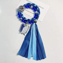 Attack on Titan Rope Bracelet Wristband Wrist Stra...