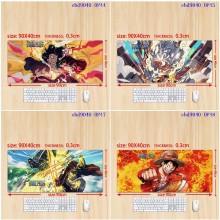 One Piece anime big mouse pad mat 90/80/70/60cm