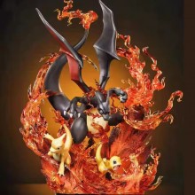 30cm Anime Pokemon Charizard anime Figure(can lightable)