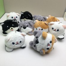 12cm Cute cat plush dolls set(10pcs a set)