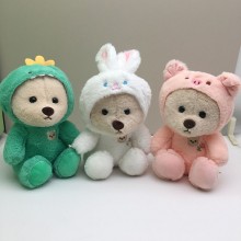 23cm Teddy bear plush dolls set(3pcs a set)