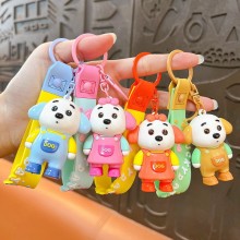 Cute dog anime figure doll key chains