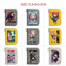 SPY x FAMILY Zipper Short Wallet Card Holder Pack