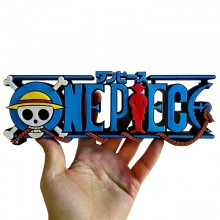 One Piece 3D Printing Ornament Logo Stand Signboard Model