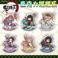 8cm Demon Slayer anime stand acrylic figure