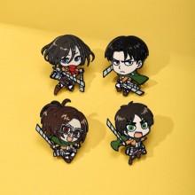 Attack on Titan Alloy Enamel Badges Brooch Pins