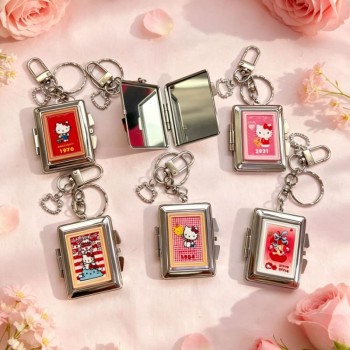 Hello Kitty Mini Mirror Portable Key chains