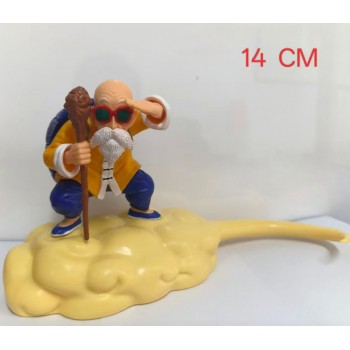 14cm Dragon Ball somersault cloud Master Roshi figure