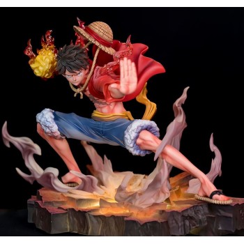 18cm One Piece Estatua Gear 2 Monkey D Luffy anime figure