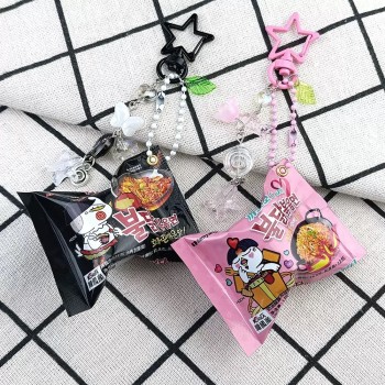 Creative Simulation Instant Noodles Key chains