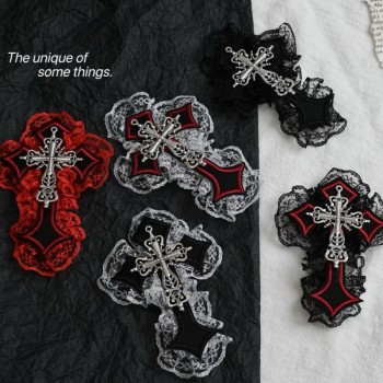 Dark Sweet Cool Cross Hair Clips Hairpin