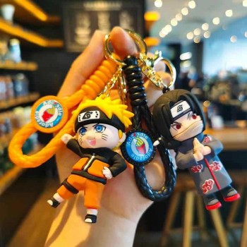 Naruto anime figure doll key chains