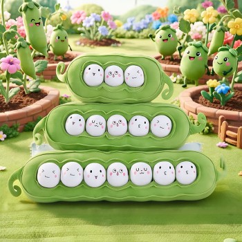 Pea Bean Sleeping Plush Long Pillow