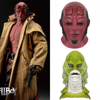 Hellboy Fish Monster Cosplay Latex Mask