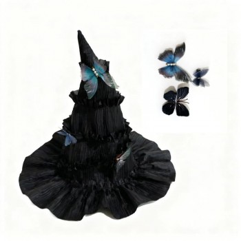 Halloween Cosplay Black Witch Hat