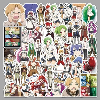 50pcs Mushoku Tensei Jobless Reincarnation waterproof stickers set