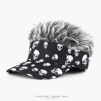 Breathable Sun Hat Skull Head Baseball Cap