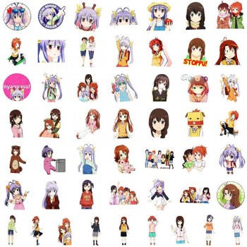 50pcs Non Non Biyori anime waterproof stickers set