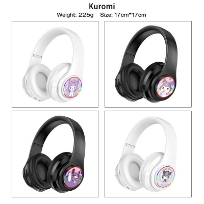 Kuromi wireless bluetooth stereo support card earphone headphones
