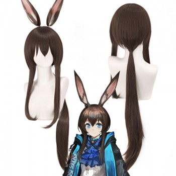 Arknights Amiya game cosplay wigs