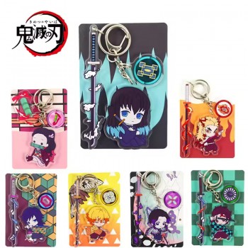 Demon Slayer anime two-sided acrylic key chains