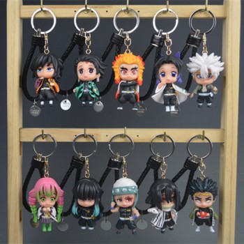 Demon Slayer anime figure doll key chains