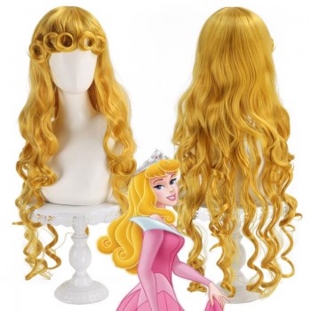 Sleeping Beauty Aurora Cosplay Wig