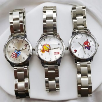Spider Man Iron Man Captain America Steel Belt Watch