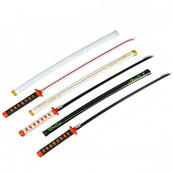 100cm Demon Slayer cosplay weapon knife wooden swords