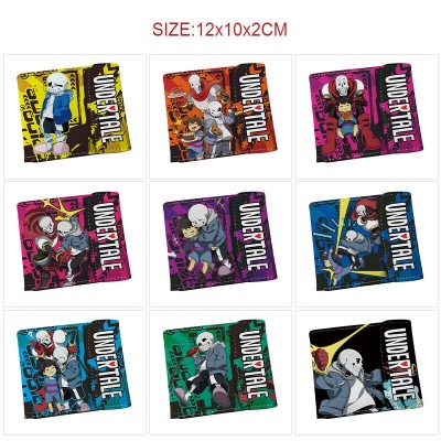 Undertale game snap wallet buckle purse