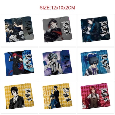 Kuroshitsuji Black Butler anime snap wallet buckle purse
