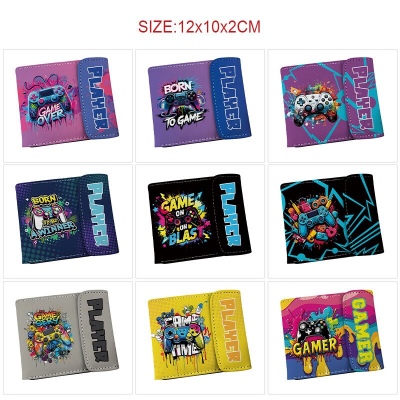 Game controller snap wallet buckle purse
