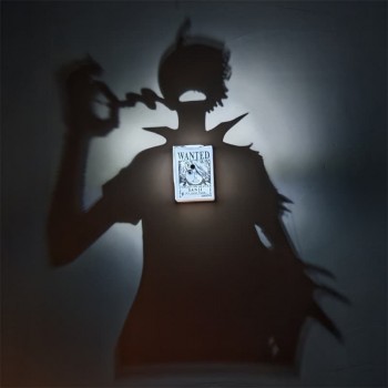 One Piece Roronoa Zoro Luffy Son Goku Wall Lamp Shadow Night Light