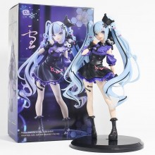 21cm Hatsune Miku Snow Miku x Kuromi Anime Figure