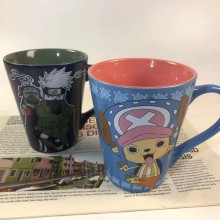 One Piece Chopper Naruto Kakashi ceramic mug cup 3...