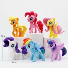 6pcs/set My Little Pony anime figures(OPP bag)