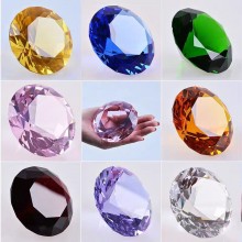 Color Glass Crystal Stone Large Diamond Decoration
