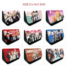 Chainsaw Man triangle pen bag pencil case