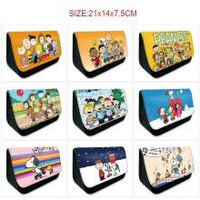 Snoopy triangle pen bag pencil case