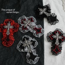 Dark Sweet Cool Cross Hair Clips Hairpin