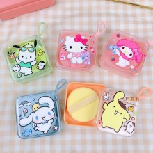 Sanrio Double-Sided Powder Puff Makeup Storage Box