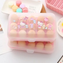 Hello Kitty 15 Grid Egg Storage Box