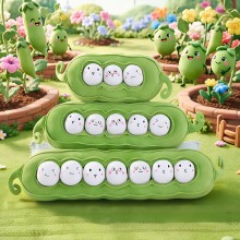 Pea Bean Sleeping Plush Long Pillow
