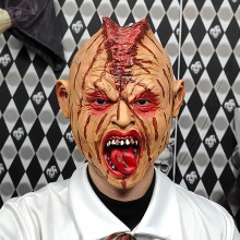 Halloween Cosplay Scary Latex Masks Party Dress Up Headgear