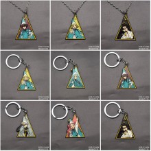 Witch Hat Atelier anime alloy key chain necklace