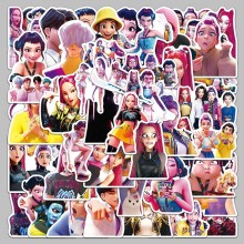 50pcs K-POP Demon Hunters waterproof stickers set