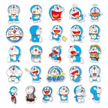 52pcs Doraemon anime waterproof stickers set