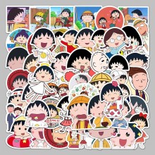 50pcs Chibi Maruko-chan anime waterproof stickers ...