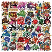 50pcs Dungeons and Dragons anime waterproof sticke...